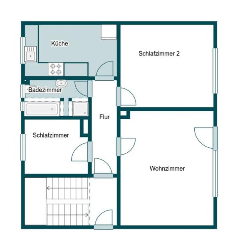 Grundriss Skizze 1.OG