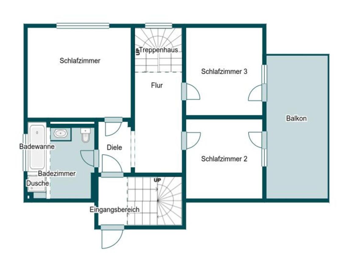 Grundriss Skizze 1.OG