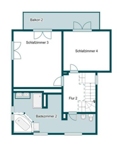 Grundriss Skizze 1.OG