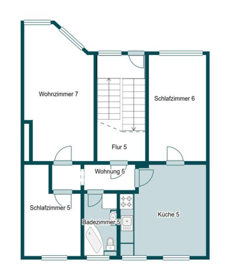 Grundriss Skizze 5.OG