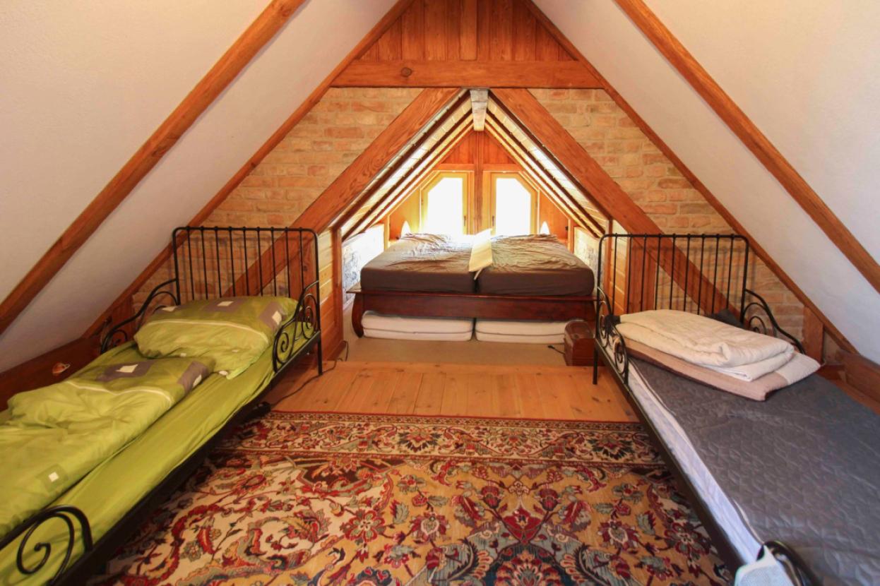 Schlafnische Dachgeschoss