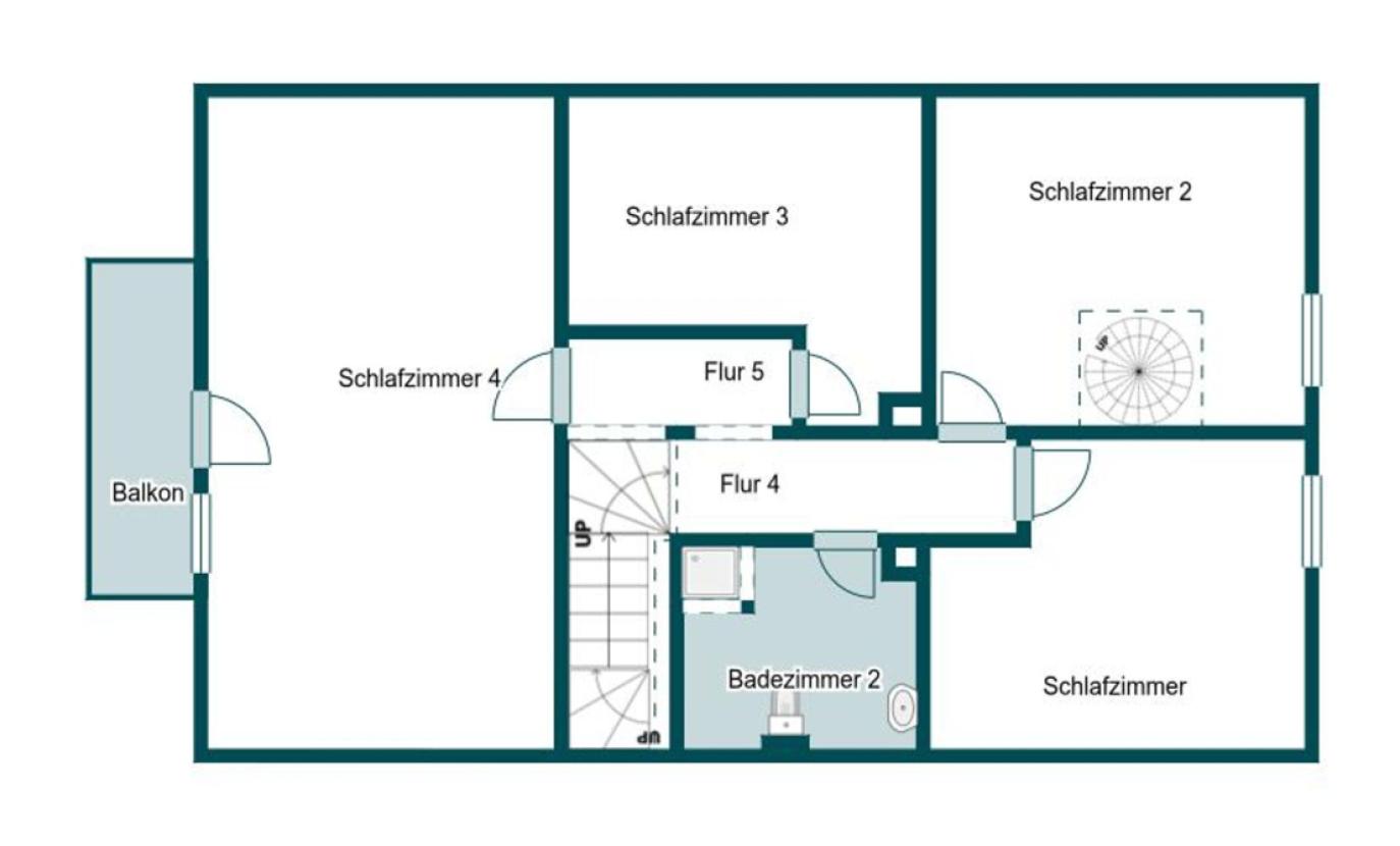 Grundriss Skizze 1.OG