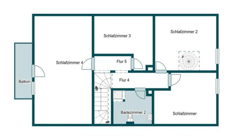Grundriss Skizze 1.OG