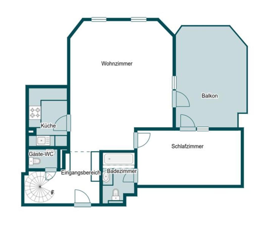 Grundriss Skizze 1.OG