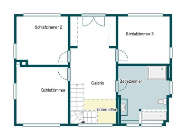 Grundriss Obergeschoss