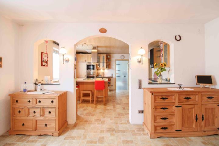 Esszimmer in die Küche