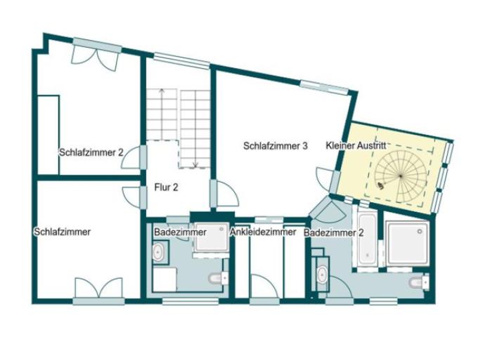 Grundriss Skizze 1.OG