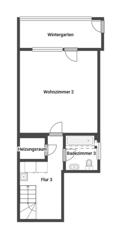 Grundriss Skizze 1. UG