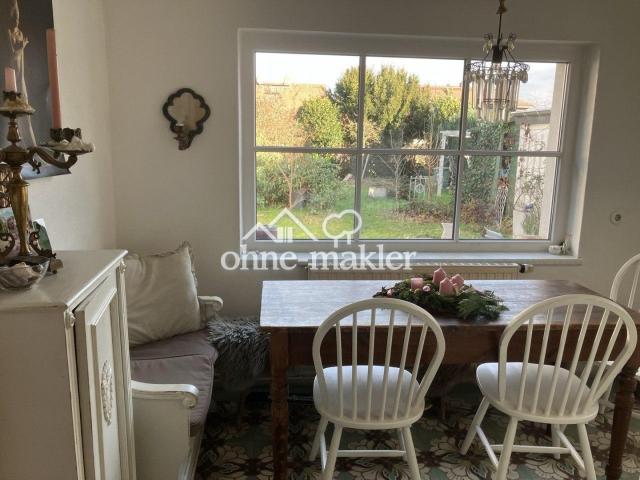 Essplatz im Anbau mit Blick