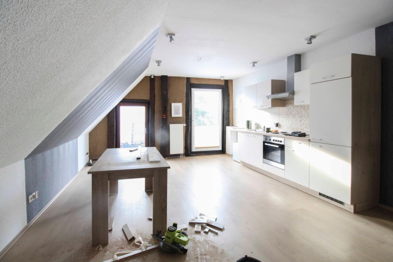 Küche WE mit Dachterrasse