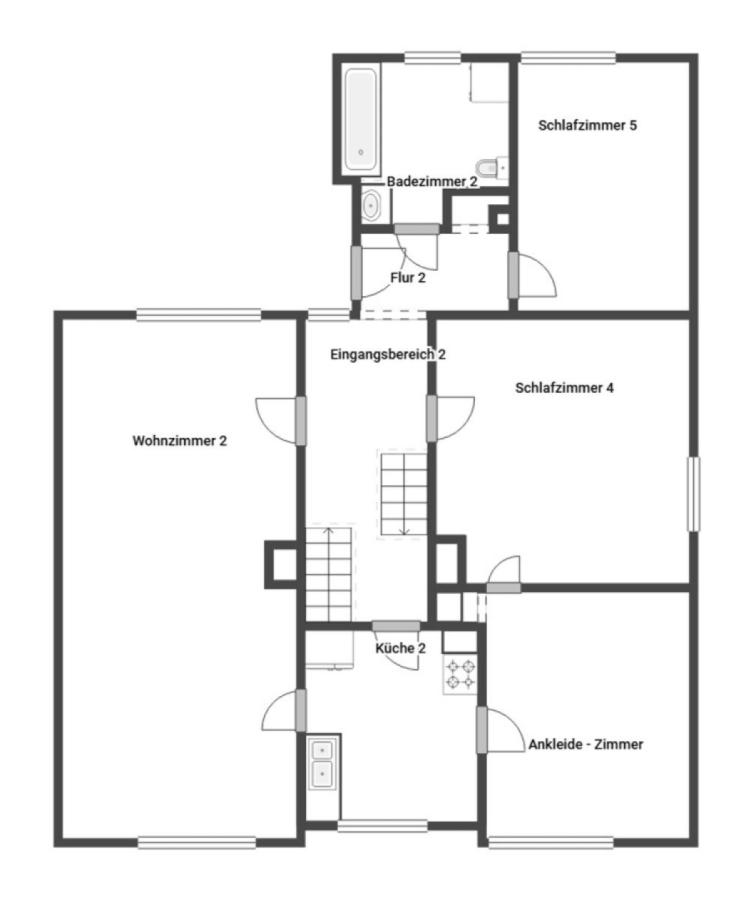 Grundriss Skizze 1.OG