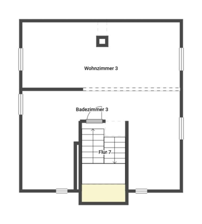 Grundriss Skizze 3. OG