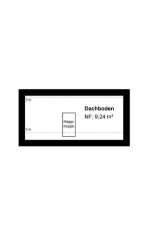 Grundriss Skizze Dachboden