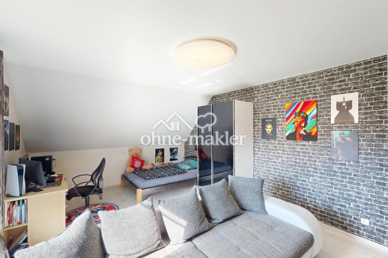 Jugendzimmer im Obergeschoss