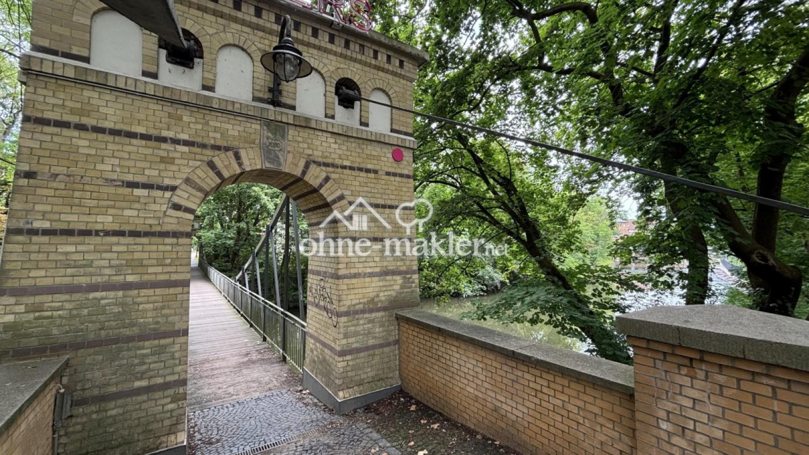 Rosentalbrücke vor der Haustür