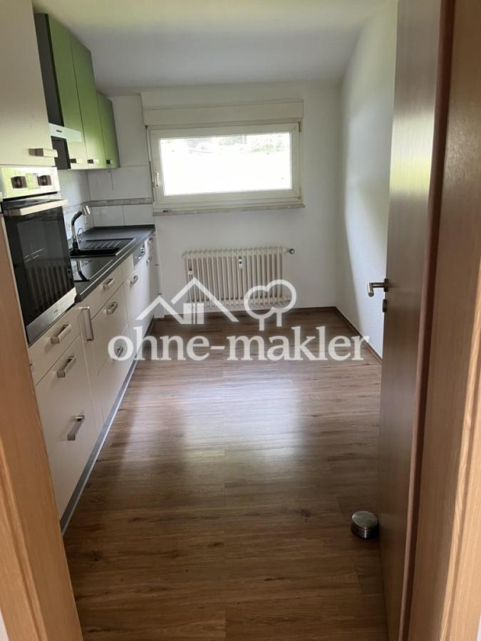 Küche mit Einbauküche