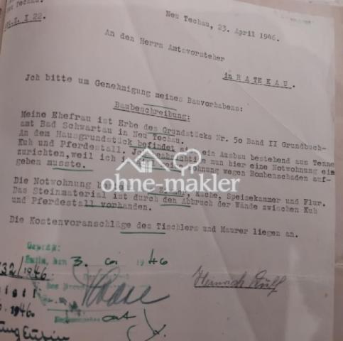 Baubeschreibung 1946