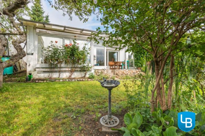 Blick auf die Hausrückseite