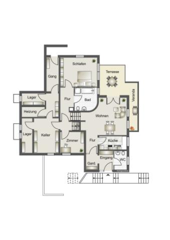 Grundriss Untergeschoss