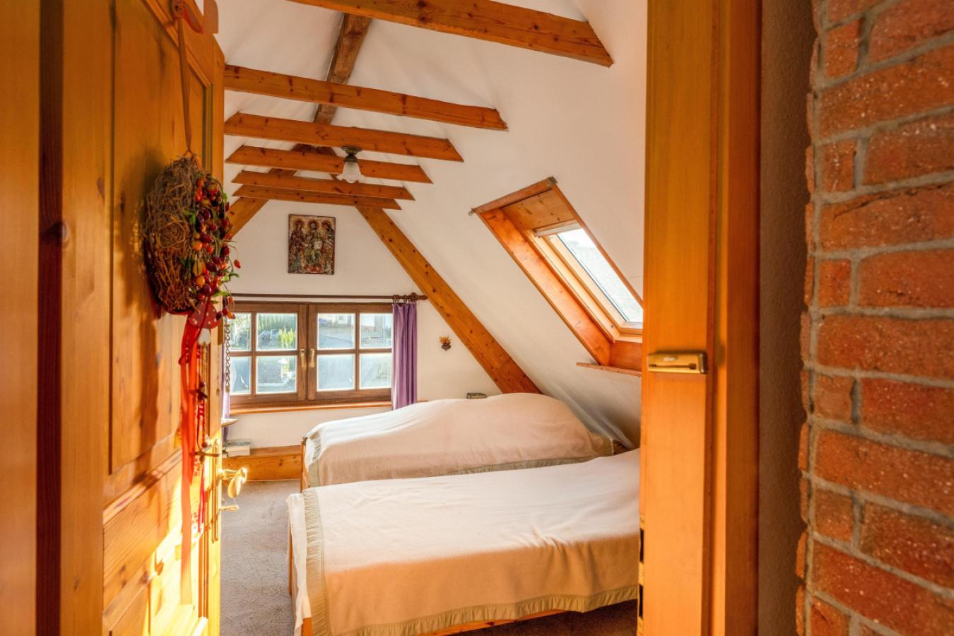 Schlafzimmer mit Ausblick DG