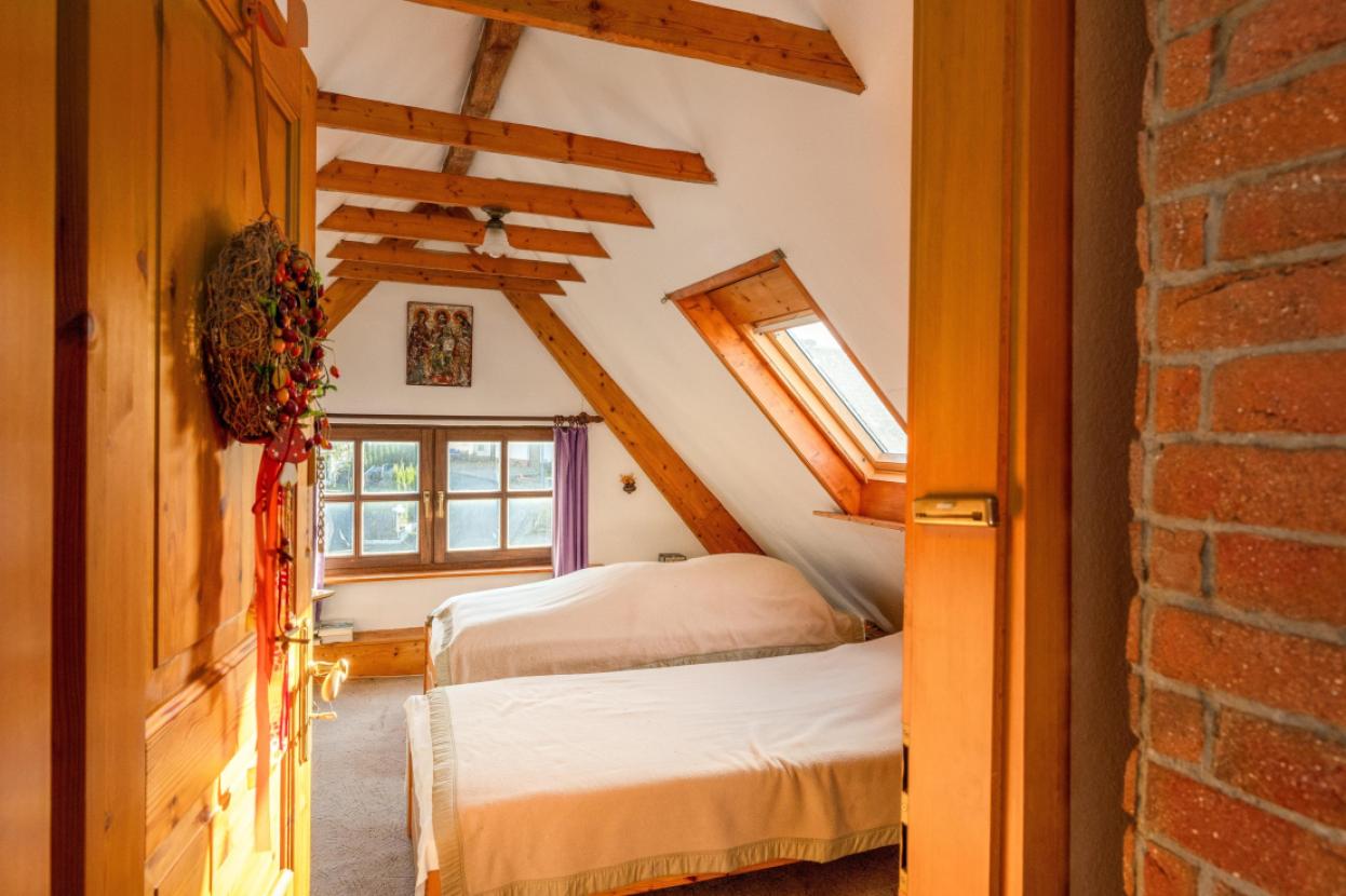 Schlafzimmer mit Ausblick DG