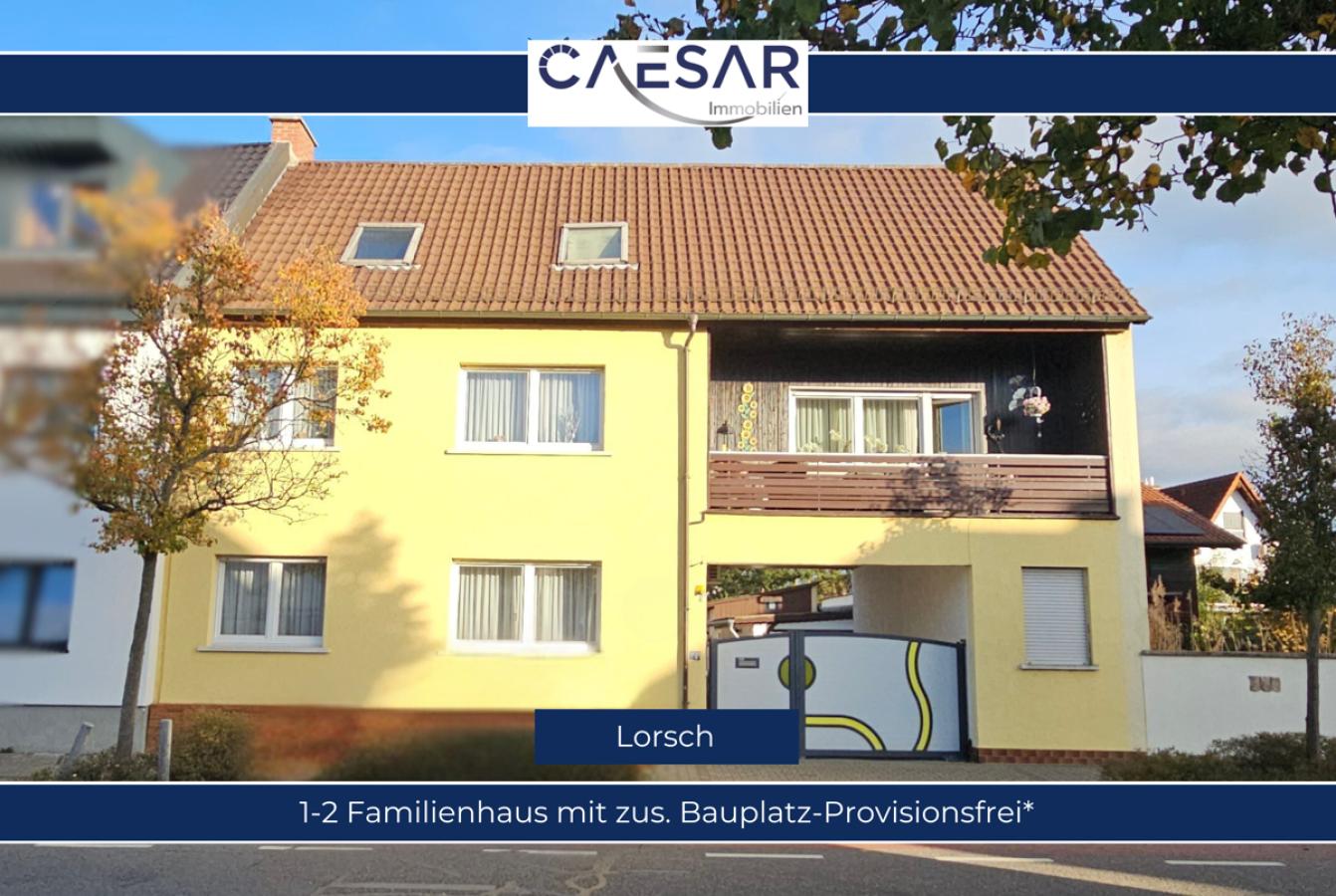 1-2 Familienhaus mit zus. Bauplatz in Lorsch