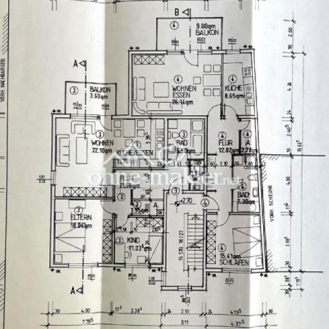 Grundriss Wohnung Nr.4