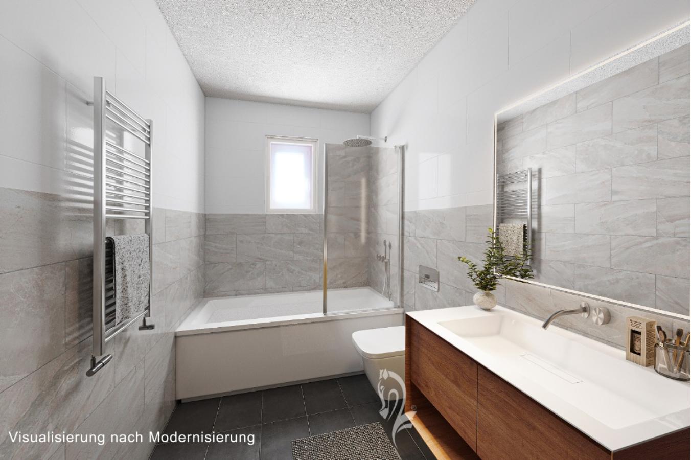 Bad Visualisierung nach Modernisierung