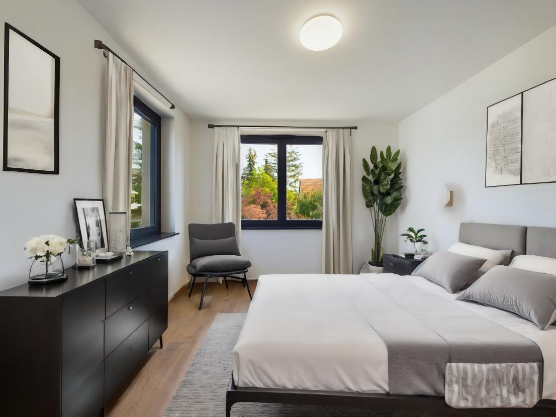 Schlafen möbliert WE 8 Bsp