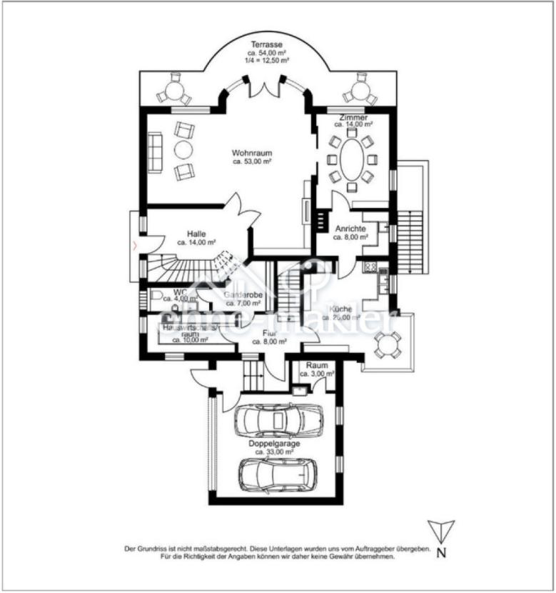 Grundriß Erdgeschoß