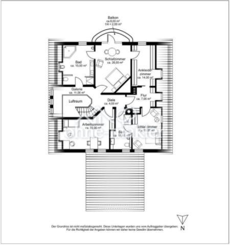 Grundriß Dachgeschoß