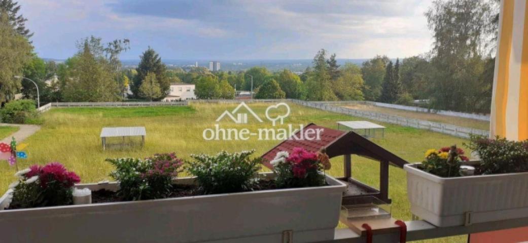 Sicht vom Balkon auf Villingen