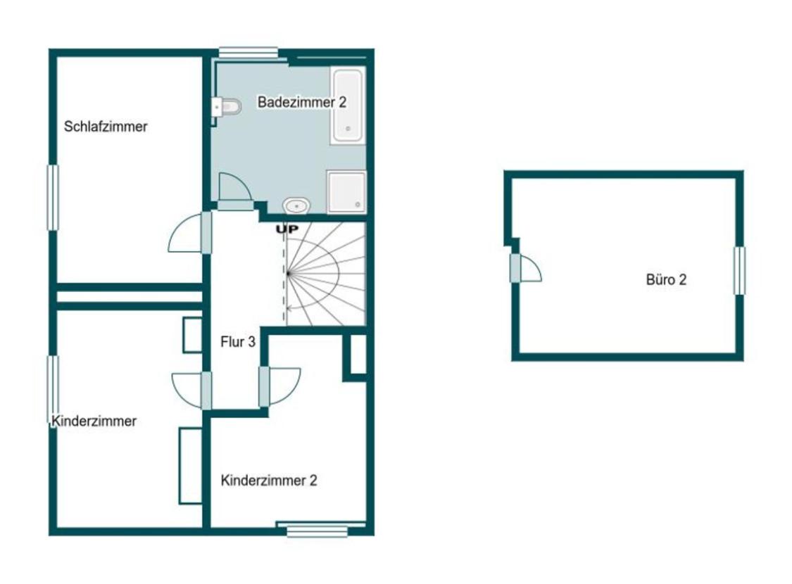 Grundriss Skizze 1.OG