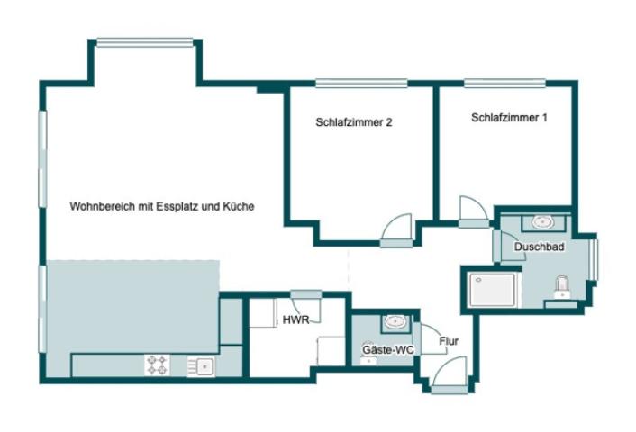 Grundriss 1. Obergeschoss
