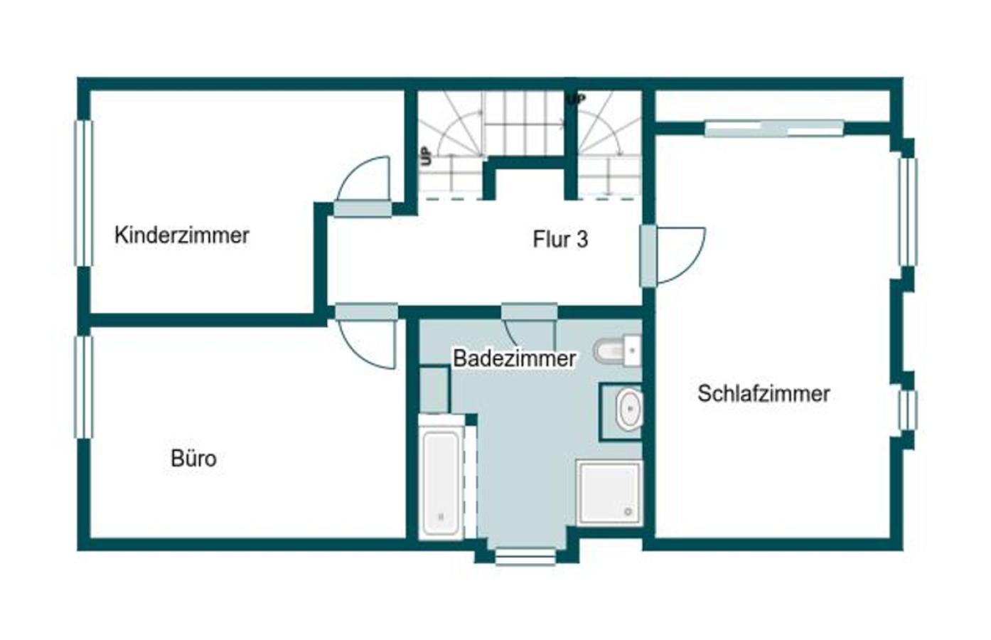 Grundriss Skizze 1.OG