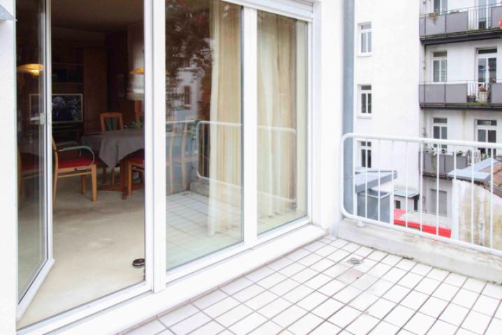 Balkon zum Wohnzimmer