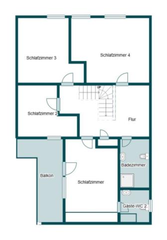 Grundriss Skizze 1.OG