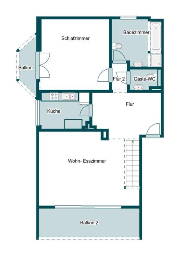 Grundriss Skizze 3.OG