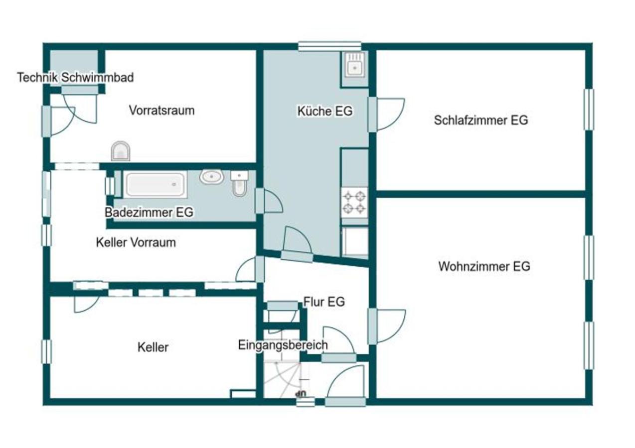 Grundriss Skizze EG