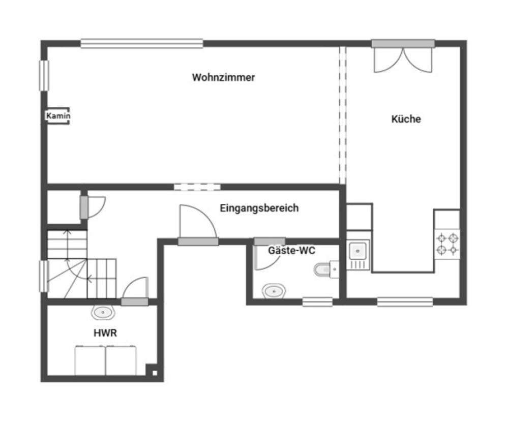 Grundriss Skizze EG