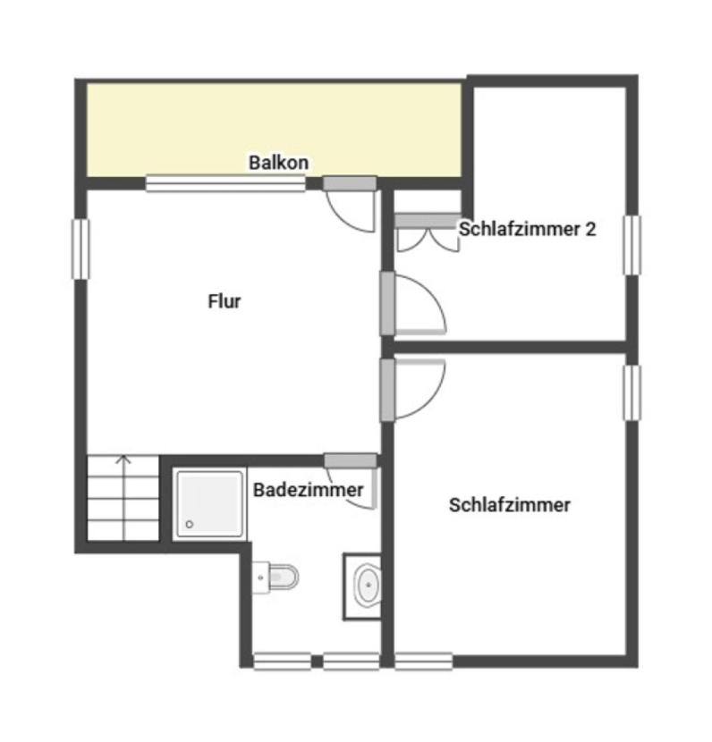 Grundriss Skizze 1.OG