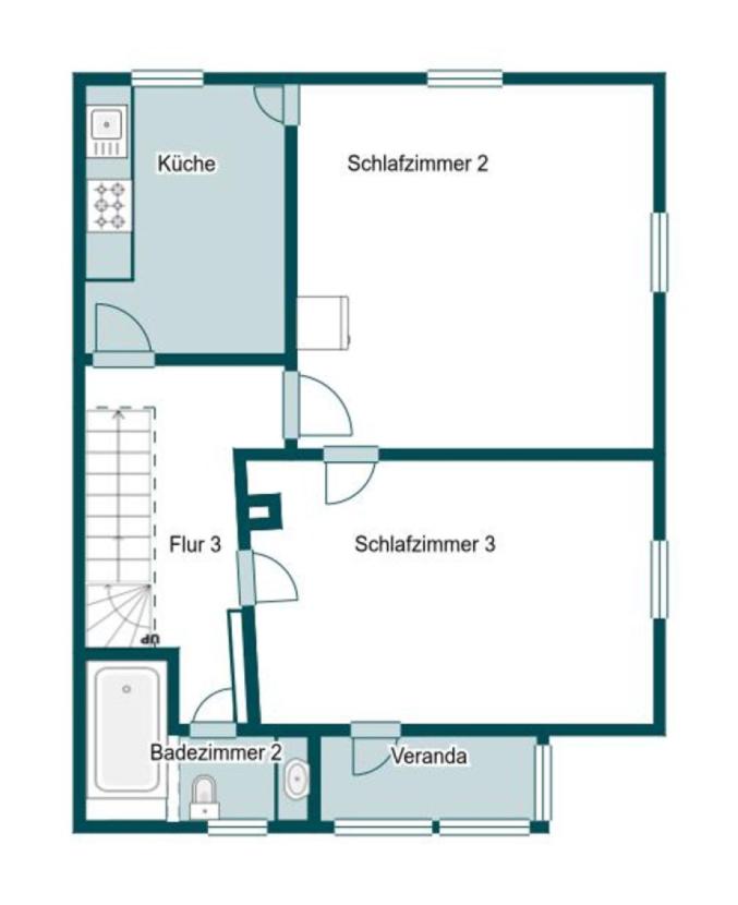 Grundriss Skizze 1. OG