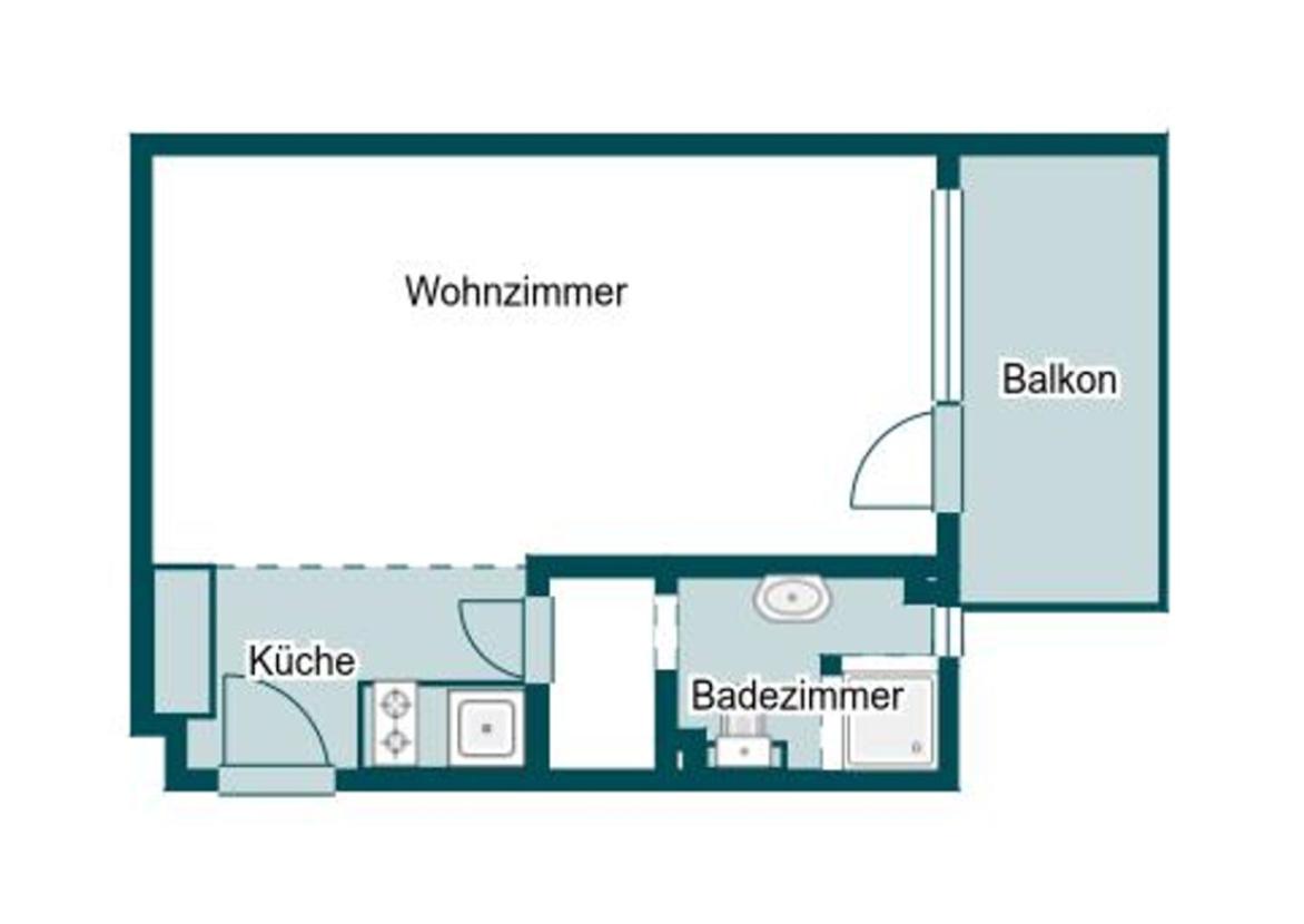 Grundriss Skizze 2. OG