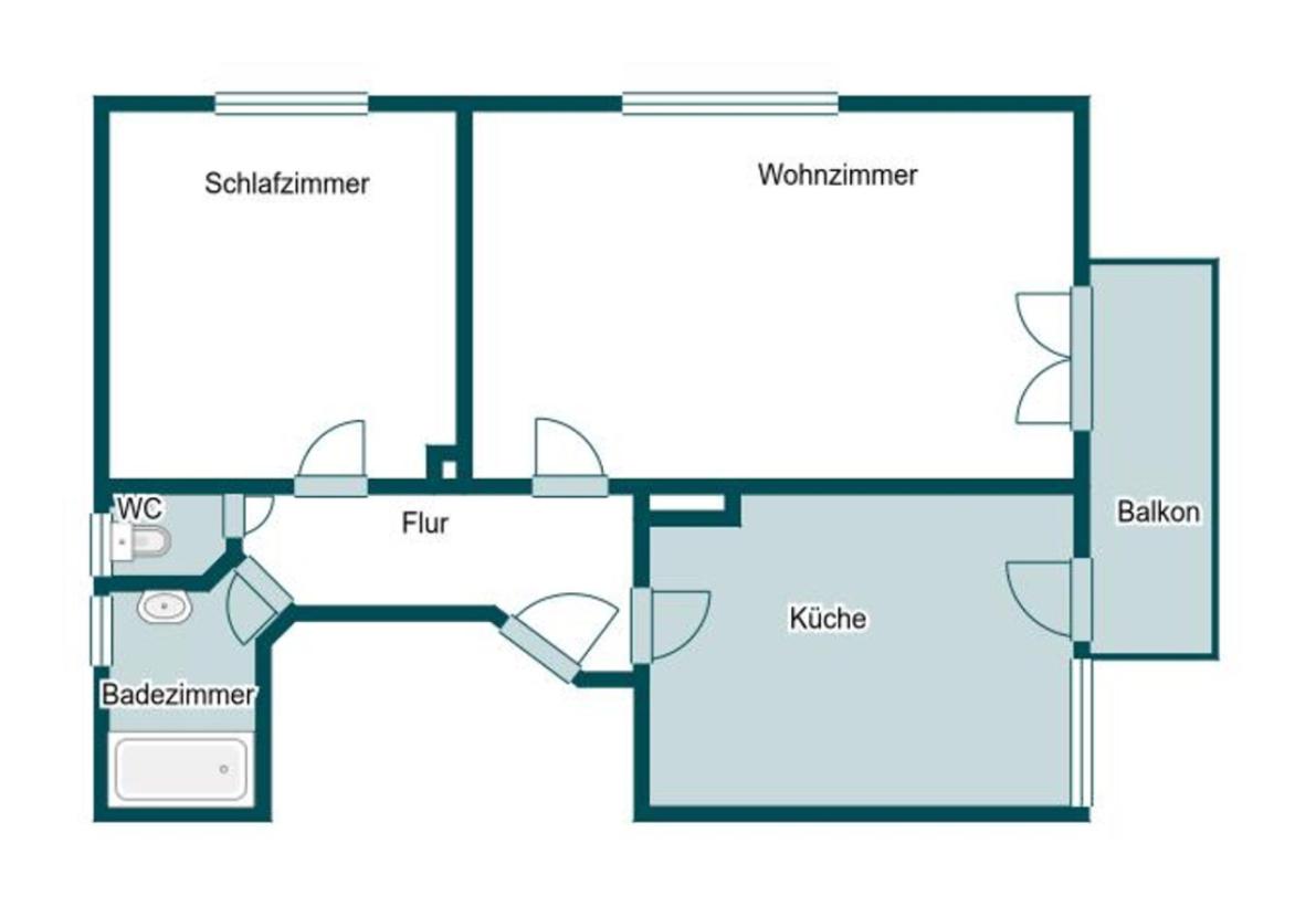 Grundriss Skizze 1. OG