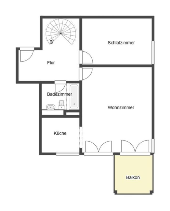 Grundriss Skizze 2. OG
