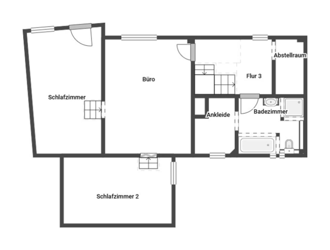 Grundriss Skizze 1.OG