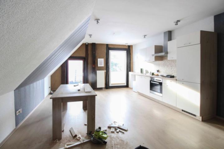 Küche WE mit Dachterrasse