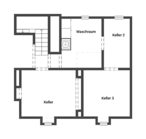 Grundriss Skizze 1.UG