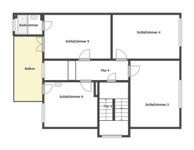 Grundriss Skizze 1. OG