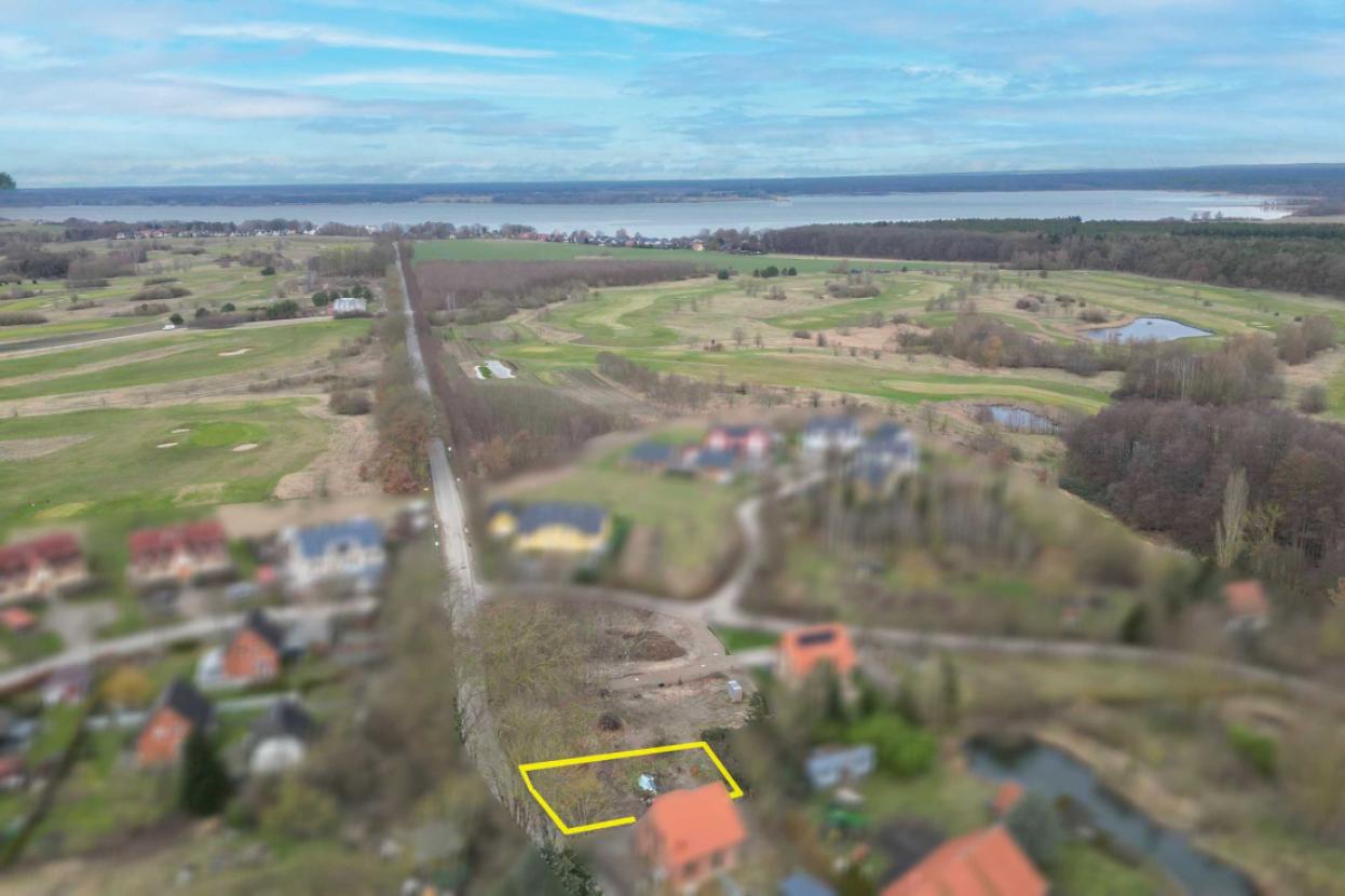 Luftbild Entfernung zum Fleesensee